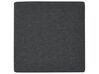 4 Seater Aluminium Garden Dining Set with Grey Cushions Black OLMETTO/TAVIANO_846080