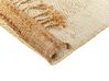Teppich Jute sandbeige 80 x 150 cm geometrisches Muster Kurzflor DEDEMLI_847560