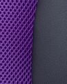 Silla de oficina de poliéster violeta/negro/plateado iCHAIR_22775
