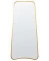 Specchio da parete metallo oro 58 x 122 cm LEVET_900661