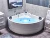 Whirlpool Corner Bath with LED 1970 x 1400 mm White BARACOA_821052