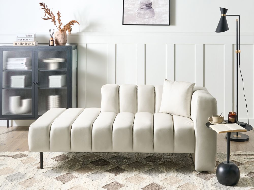 Forte channeled saddle leather hot sale extra large sofa