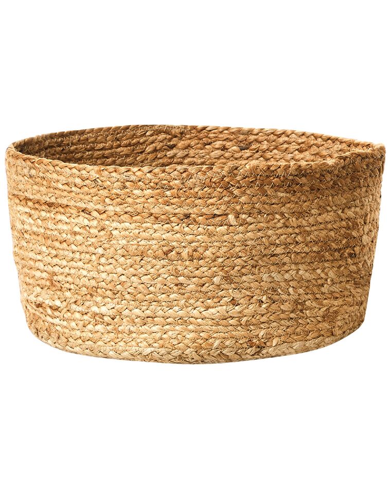 Panier Rangement En Jute Avec Roulettes - 45x45x50 Cm, 100 L, Fond Bois - Pour Bûches, Jouets, Linge - Mobile Et Pliable - 2
