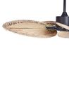 Ceiling Fan Black and Natural MAMMOTH_862423