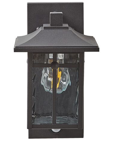 Outdoor Wall Light with Motion Sensor Black TEVIOT