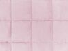 Rózsaszín súlyozott takaró 120 x 180 cm 7 kg NEREID_891478