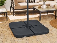 Aurinkovarjon jalka teräs musta 4,5 kg 100 x 100 cm VICCHIO Aurinkovarjon jalka teräs musta 4,5 kg 100 x 100 cm VICCHIO