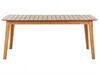 Set di tavolo e 6 sedie da giardino legno acacia chiaro FORNELLI_823576
