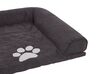 Fabric Dog Sofa Bed 70 x 100 cm Grey BOZAN_783514