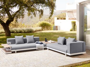5 Seater Sofa Set with Coffee Tables Grey MISSANELLO