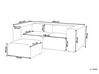 Sofá modular 2 lugares com repousa-pés em bombazine branco FALSTERBO_916100