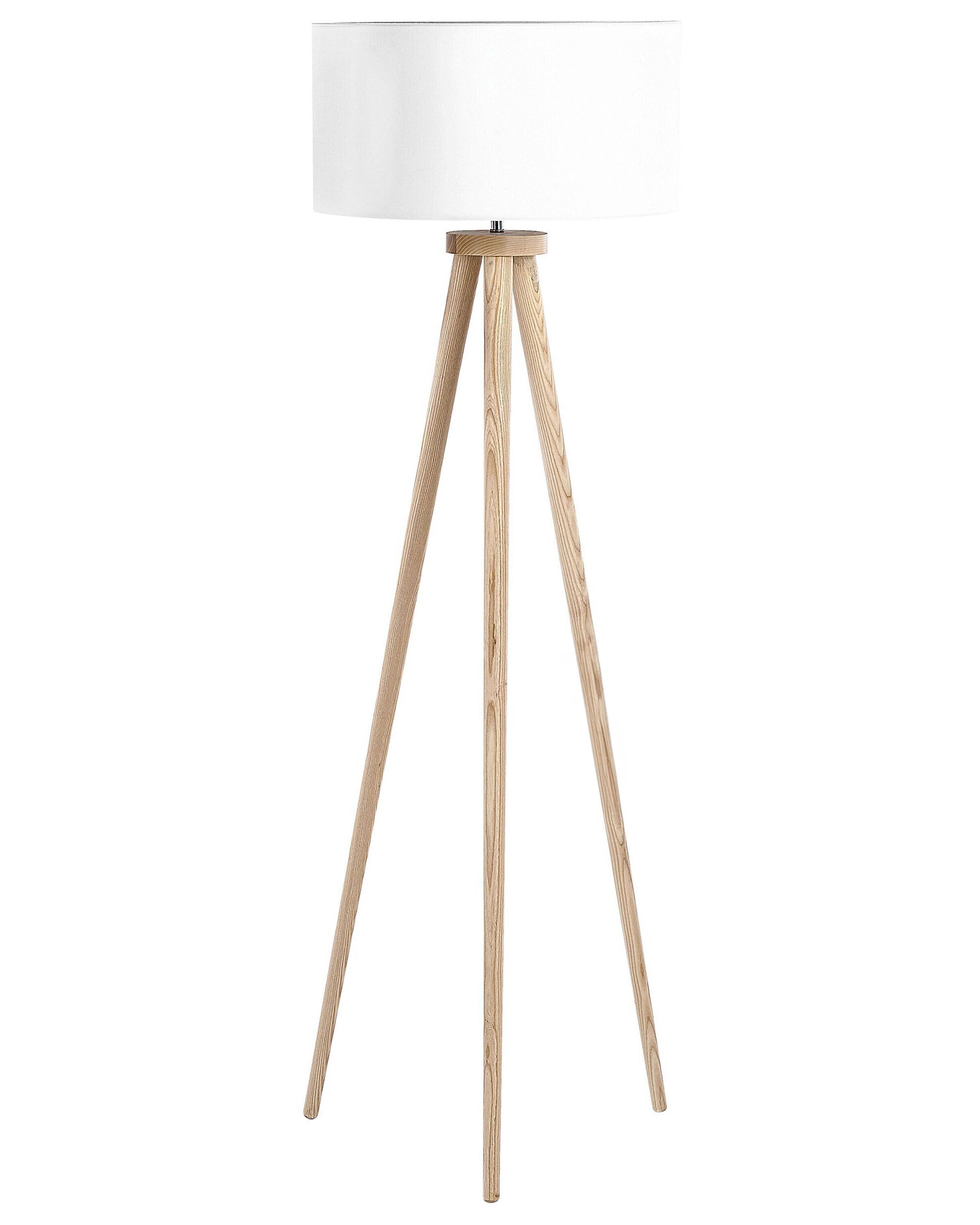 Wooden Tripod Floor Lamp White NITRA Beliani co uk wooden-tripod-floor-lamp-white-nitra-beliani-co-uk