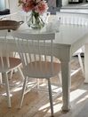 Lot de 2 chaises de salle à manger en bois blanc BURGES_832367