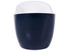Bañera de acrílico azul marino/blanco/plateado 170 x 77 cm ANTIGUA_828003