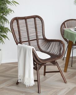 Rottinkituoli tummanruskea TOGO