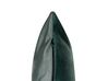Dekokissen Rentier-Motiv Samtstoff dunkelgrün 45 x 45 cm 2er Set BICOCCA_882653