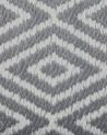 Outdoor Teppich hellgrau 90 x 150 cm geometrisches Muster Kurzflor SIKAR_716029