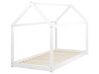 Wooden Kids House Bed EU Single Size White TOSSE_864004