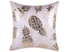 Set of 2 Cushions Pineapple Print 45 x 45 cm Pink ASTILBE_769230