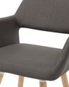 Set of 2 Fabric Dining Chairs Taupe CHICAGO_693665