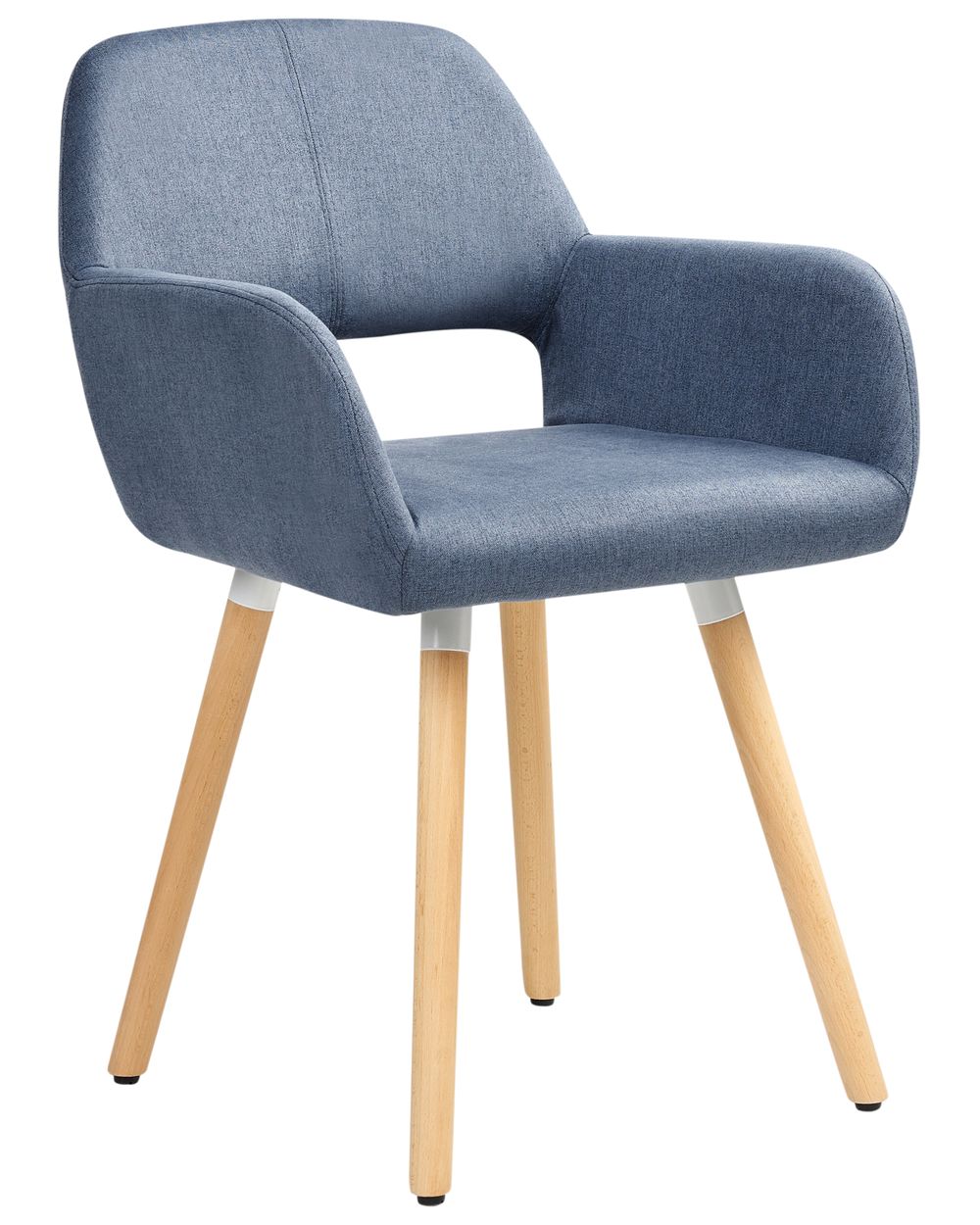 Conjunto de 2 sillas de comedor azul marino CHICAGO | Beliani.es