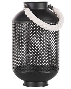 Lyhty metalli musta 34 cm CORON Lyhty metalli musta 34 cm CORON