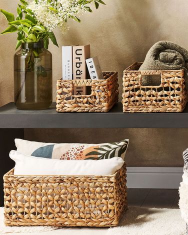 Набір із 3 кошиків для природних водних гіацинтів MINNOW Набір із 3 кошиків для водних гіацинтів MINNOW