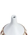 Terracotta Decorative Vase 33 cm White SIMPANG_849751