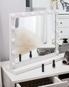 Espejo de maquillaje LED blanco 50 x 60 cm BEAUVOIR_756901