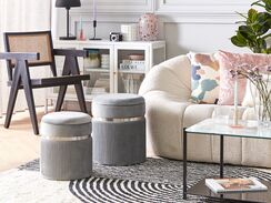 Vaaleanharmaa rahi samettia CAMDENTON 2 kpl Vaaleanharmaa rahi samettia CAMDENTON 2 kpl