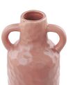 Vase décoratif en céramique rose 24 cm DRAMA_845785
