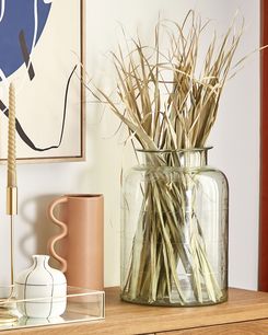 Kukkamaljakko lasi vaaleanvihreä 35 cm VINDALOO