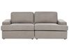 Conjunto de sofás 5 lugares em tecido taupe ALLA_893746