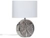 Ceramic Table Lamp Silver KHERLEN_877547