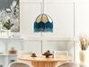 Pendant Lamp Natural and Blue MILAGRO_871443