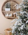 Künstlicher Weihnachtsbaum schneebedeckt 210 cm weiß BRISCO_842707