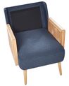 Lænestol med armlæn blå ORUM_906476