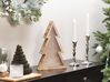 Décoration LED arbre de Noël en bois marron clair 35 cm JUVA_813133