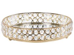 Koristetarjotin peililasi kulta ⌀ 25 cm VATAN Koristetarjotin peililasi kulta ⌀ 25 cm VATAN