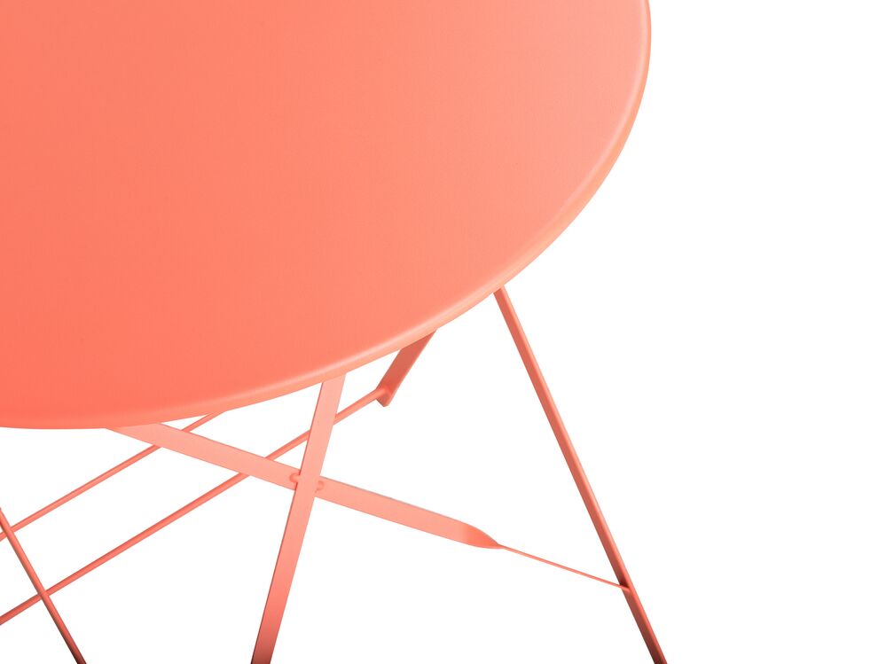 Balkonset korallenrot 2 Stühle FIORI | Beliani.de
