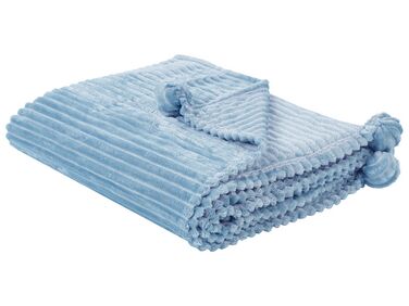 Blanket 150 x 200 cm Blue KAWERI