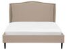 Fabric EU Double Size Bed Beige COLMAR_711859