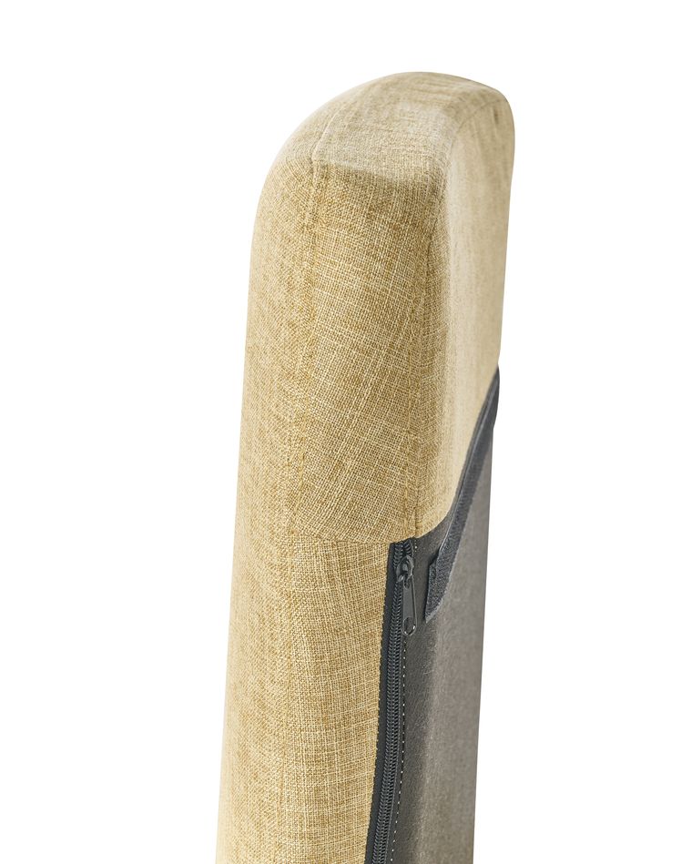 Fabric Rocking Chair Yellow ARRIE Beliani.co.uk