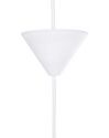 Plastic Pendant Lamp White RHINE_711720