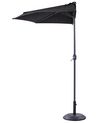 Halvrund parasoll 270 cm svart GALATI _829818