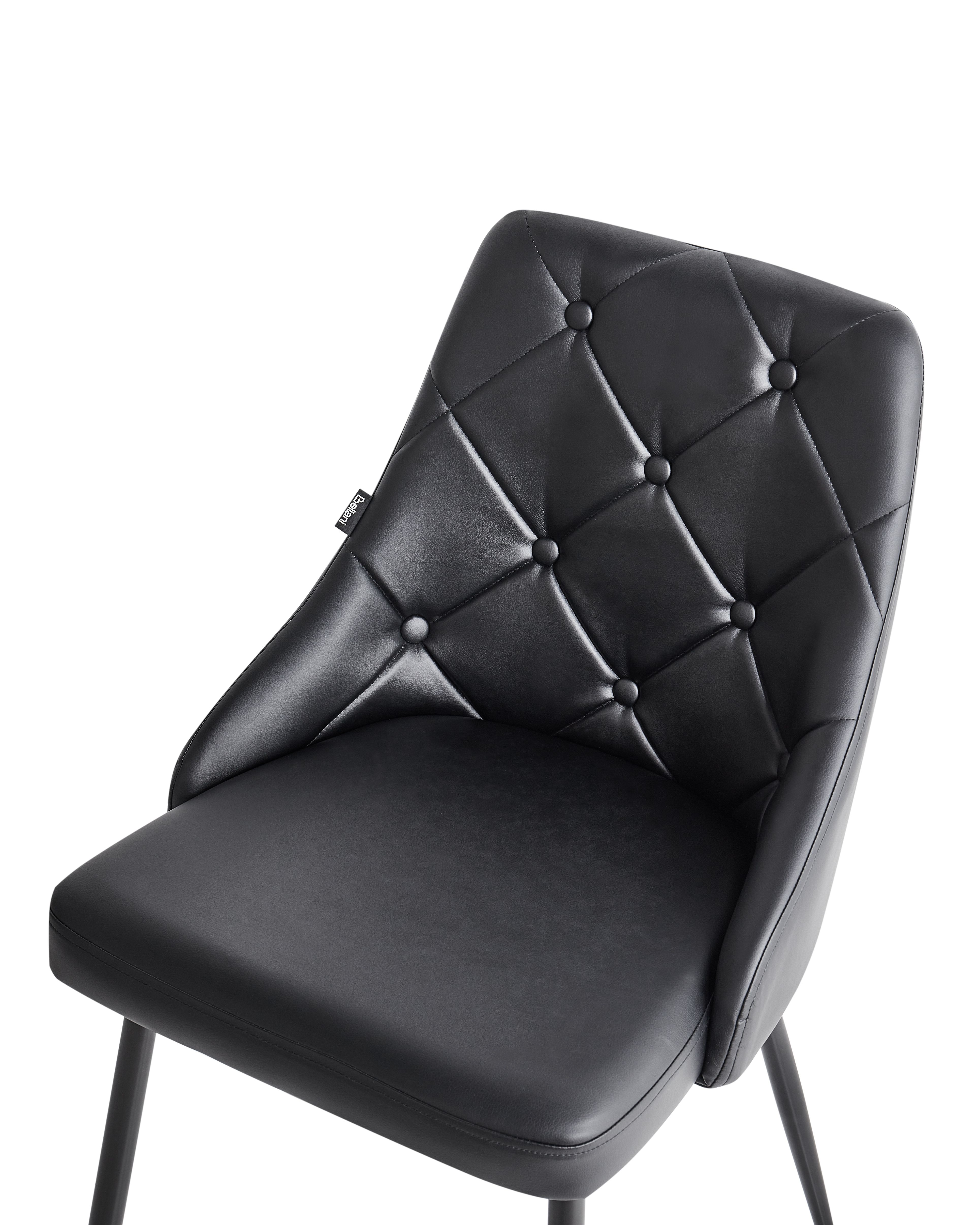 CLIPOP Set di 2 sedie da pranzo per il tempo libero con gambe in