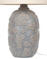 Tischlampe grau / beige 46 cm Kegelform FERREY_822904