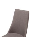 Set of 2 Fabric Dining Chairs Taupe Beige CLAYTON_693433