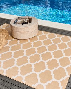 Ulkomatto kaksipuolinen beige 160 x 230 cm AKSU