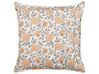 Set of 2  Cotton Cushions Flower Pattern 45 x 45 cm Multicolour MEADIA_839076